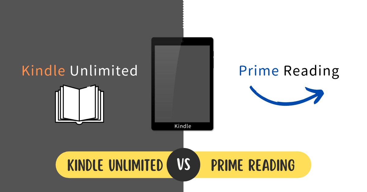 【比較表あり】Kindle UnlimitedとPrime Readingの違いは2つ！どっちが適している？