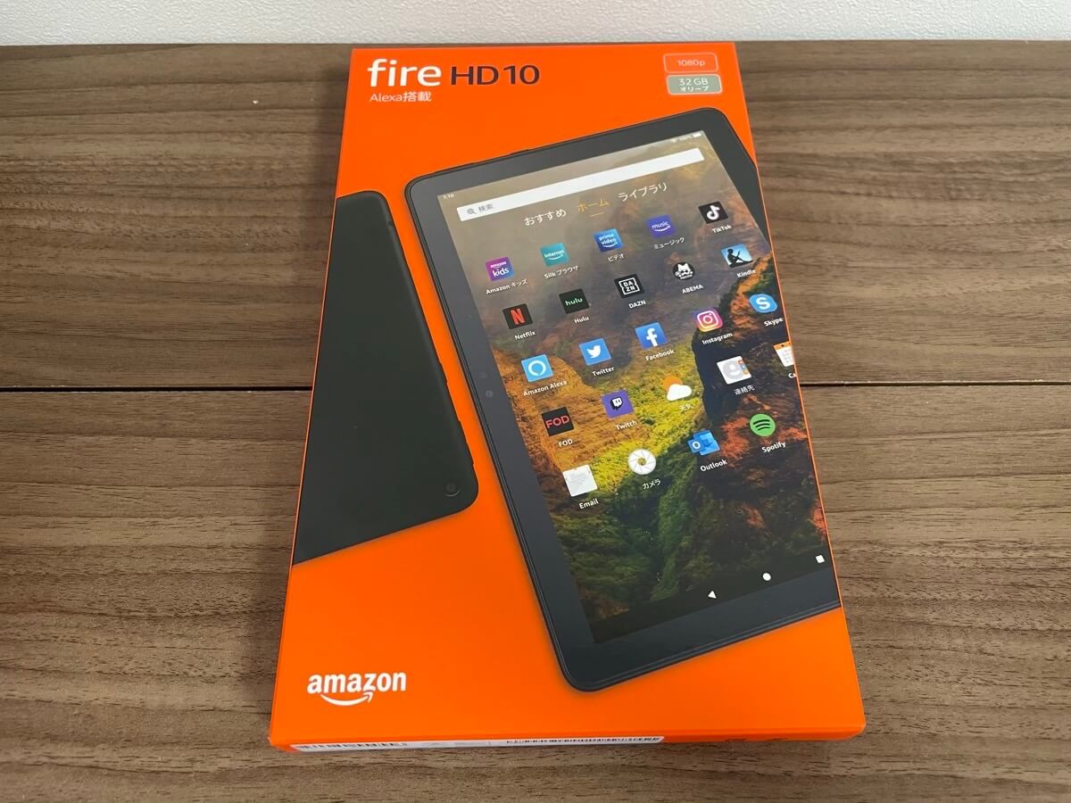Fire HD 10の外箱
