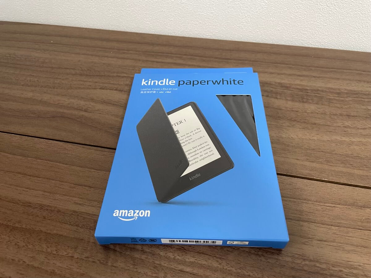 Kindle Paperwhite（第11世代）用純正レザーケースの外箱