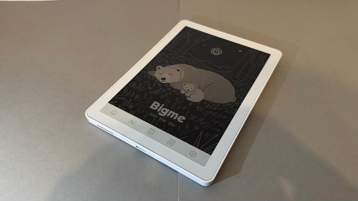 Bigme B6はフラットベゼル