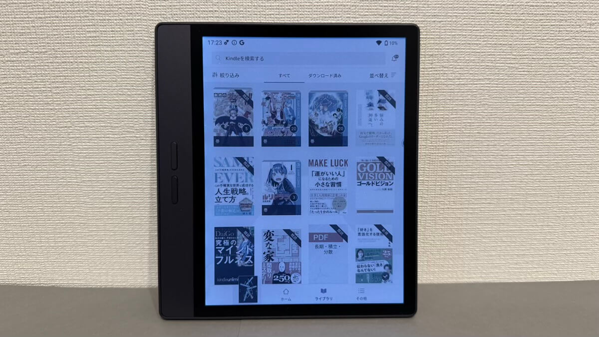 Bigme B7はカラー表示に対応