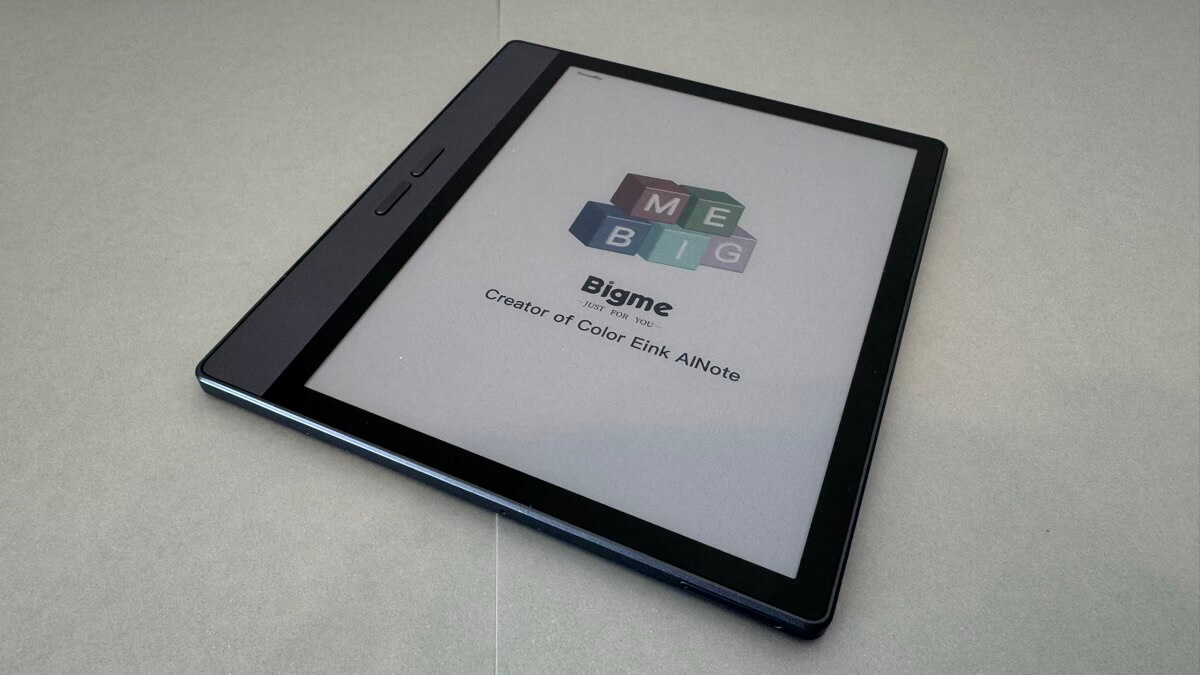 Bigme B7はフラットベゼル