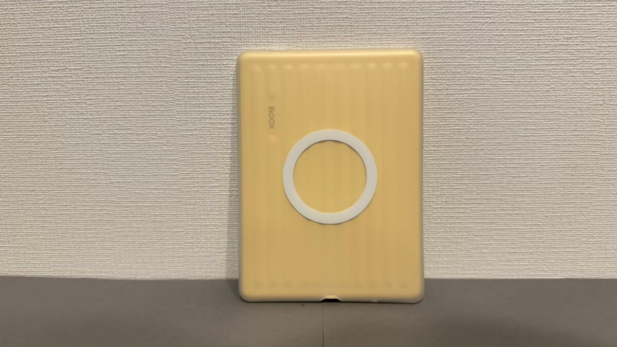 シェルカバーにはマグネットリングが付いている
