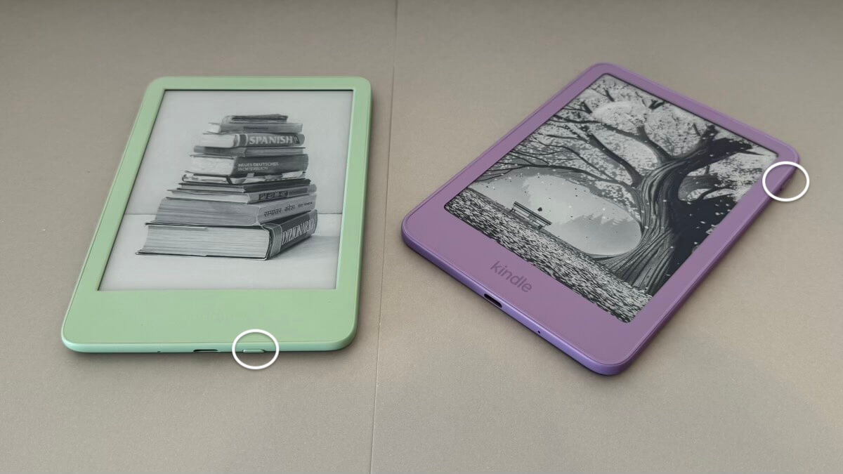 Kindle無印（2026）は電源ボタンが右上に