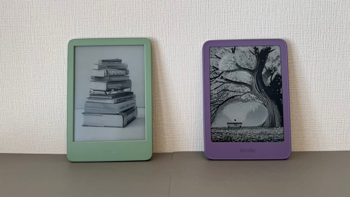 Kindle無印の2024年モデルと2026年モデル