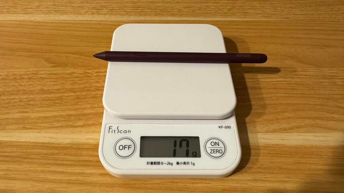 プレミアムペンは17g