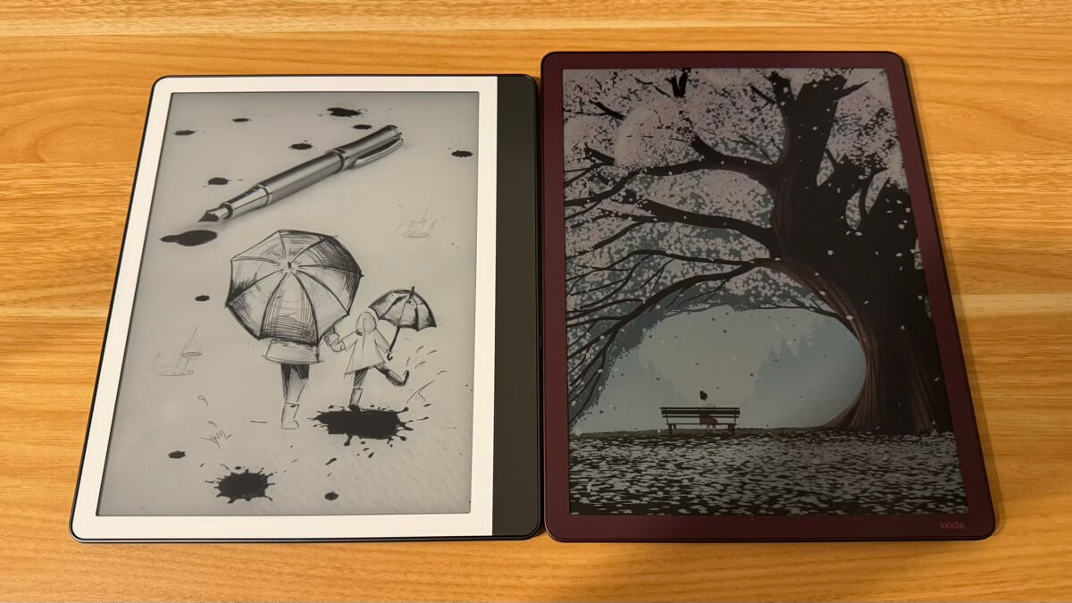 Kindle Scribe Colorsoftは前モデルより大型＆軽量化